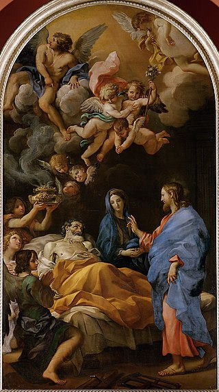 Death of St. Joseph, by Francesco Polazzo