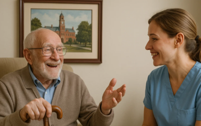 When We Visited Chuck, it was He Who Cared for Us