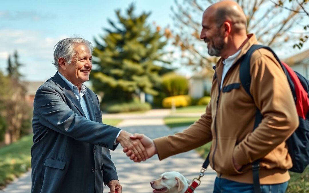 A walk, a widower, and a Good Friday moment